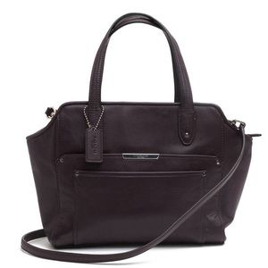 *Authentic*Coach Taylor Black Leather Bette Mini Tote Cross Body Handbag